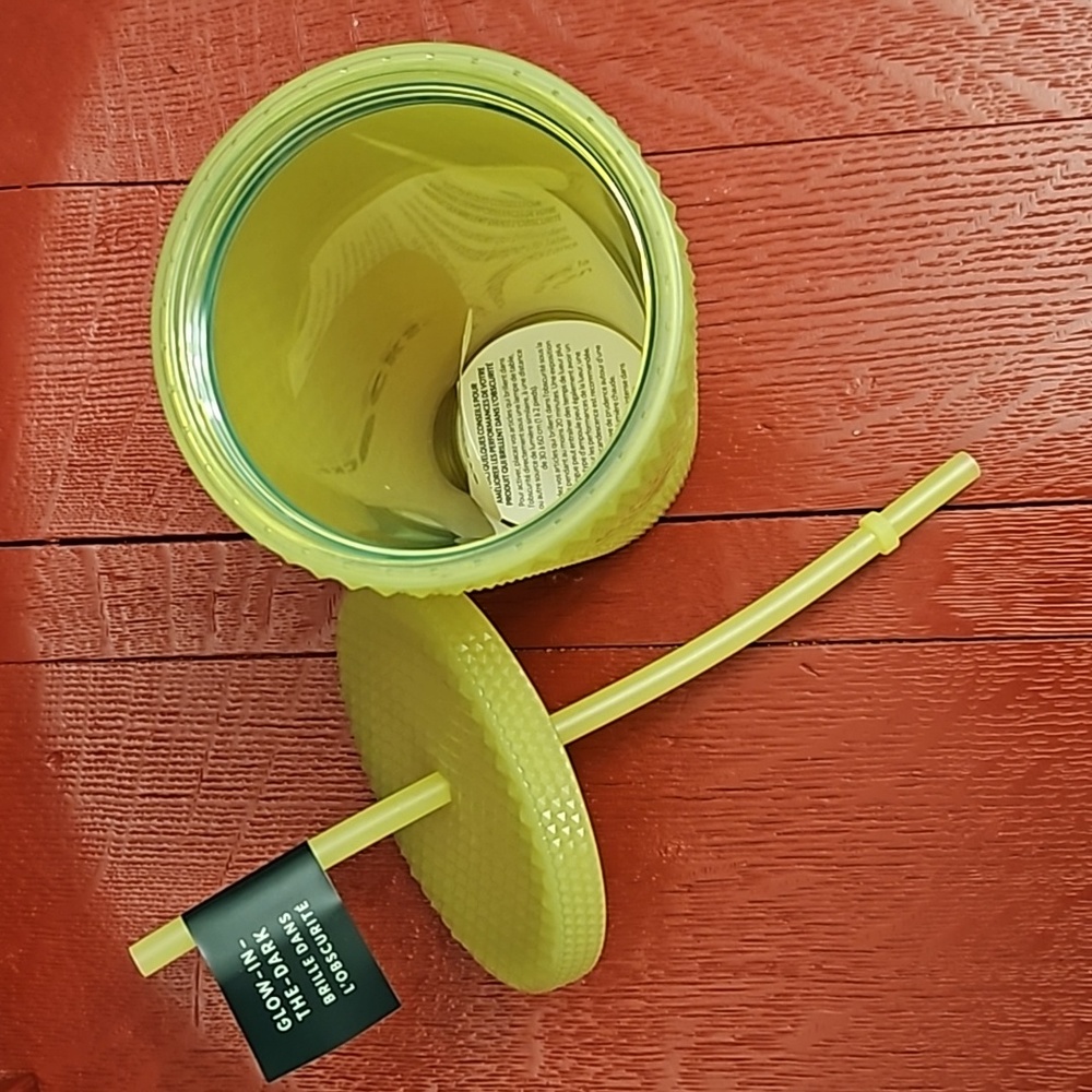 🎉HP🎉 Starbucks Lemongrass Studded Tumbler (Glow-in-the-dark) - Picture 3 of 4